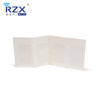 860-960Mhz RFID imperméable imprimable en nylon tissé étiquette UHF Textile blanchisserie étiquettes pour hôtel hôpital nettoyage à sec magasin
