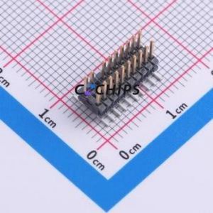 FTR-110-51-S-D-06-TR Pin Header SMD,P=1.27mm Connector 1.27mm 2.54mm Pin Header Vertical Mount - Product Image 1