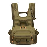 Sac de poitrine tactique léger, multi-poches, pour homme, pour randonnée et camping en plein air