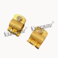 Clip de câble en laiton de type AUS, pince de terre BCC, pince de connexion pour fil de piquet de terre, pince de terre adaptée aux piquets de 13 mm
