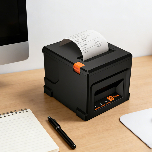 YJ-8360 80mm Thermal Receipt Kitchen Printer USB/LAN Interface 203dpi High-Speed Printing in Stock