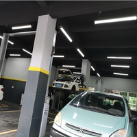 Luminaire LED Tri-Proof IP65 IP67 à connexion rapide pour allées d'entrepôt