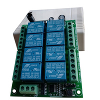 Système de télécommande sans fil RF 8 canaux DC 12V 24V, récepteur émetteur, relais 8CH 315/433 MHz G50