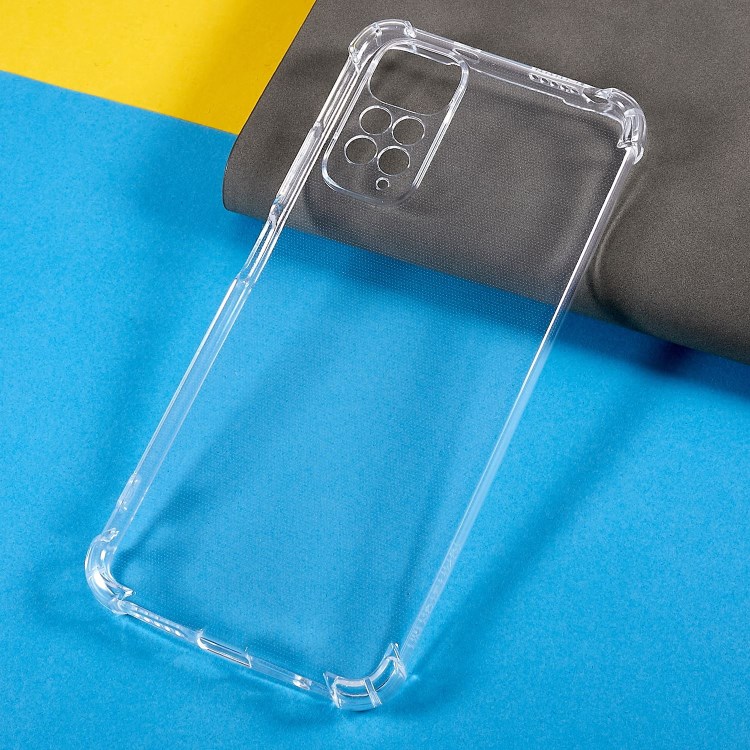 SEEKOO Cover Per Xiaomi Redmi Note 11 4G/Note 11S 4G – Custodia Antiurto Con Protezione Schermo Integrata, Trasparente, Viola Chiaro, TPU + PC - 3