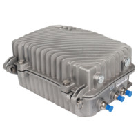 Récepteur optique à fibre Softel, nœud CATV à 2 sorties avec amplificateur GaAs MMIC et AGC