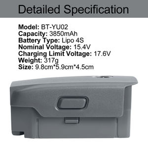Voor Mavic 2 Pro Drone Batterij 15.4V 3850Mah Intelligente Vlucht Batterijen Vervanging Voor Dji Mavic 2 Zoom / Enterprise Geavanceerd - Product Image 6