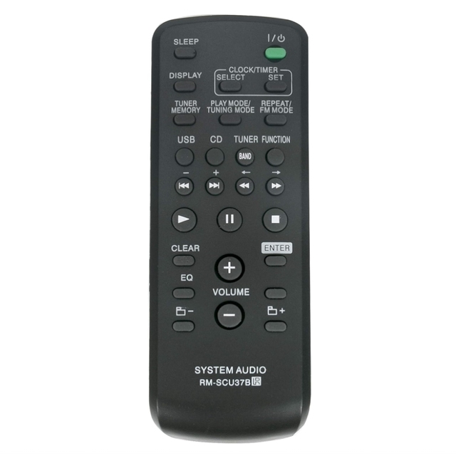 RM-SCU37B Replaced Remote Control Work for Sony Audio Mini HI-FI Component System LBT-SH2000 SS-SH2000 CMT-BX3 CMT-BX30R