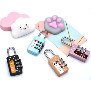 Hot Bán Kẽm Hợp Kim Kết Hợp Khóa An Toàn ABS 3 Chữ Số Mini Khóa Du Lịch Hành Lý Mã Số Ổ Khóa - Product Image 4