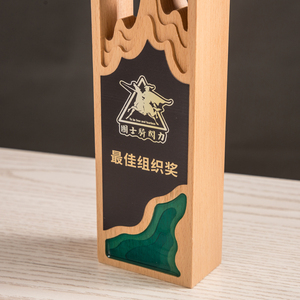 Placa de Madera Personalizada de Alta Calidad con Diseño Nuevo 2024, Placa de Madera Única para Reconocimiento Corporativo a Empleados, Seguros - Product Image 5