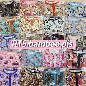 Ropa al por mayor: Pijamas de bambú con estampado personalizado, pelele orgánico de bambú con doble cremallera para bebés, pelele con cremallera de bambú para niños pequeños. - Product Image 2