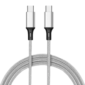 Pour <span class=keywords><strong>iPhone</strong></span> 16/15 câble de charge rapide câble de données tressé en nylon PD 60W double type C téléphone tablette 2M câble USB C pour google huawei - Product Image 1