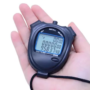 Digitale Stoppuhr Timer Multifunktions Tragbare Outdoor-Sport Lauftraining Timer Chronograph Stoppuhr