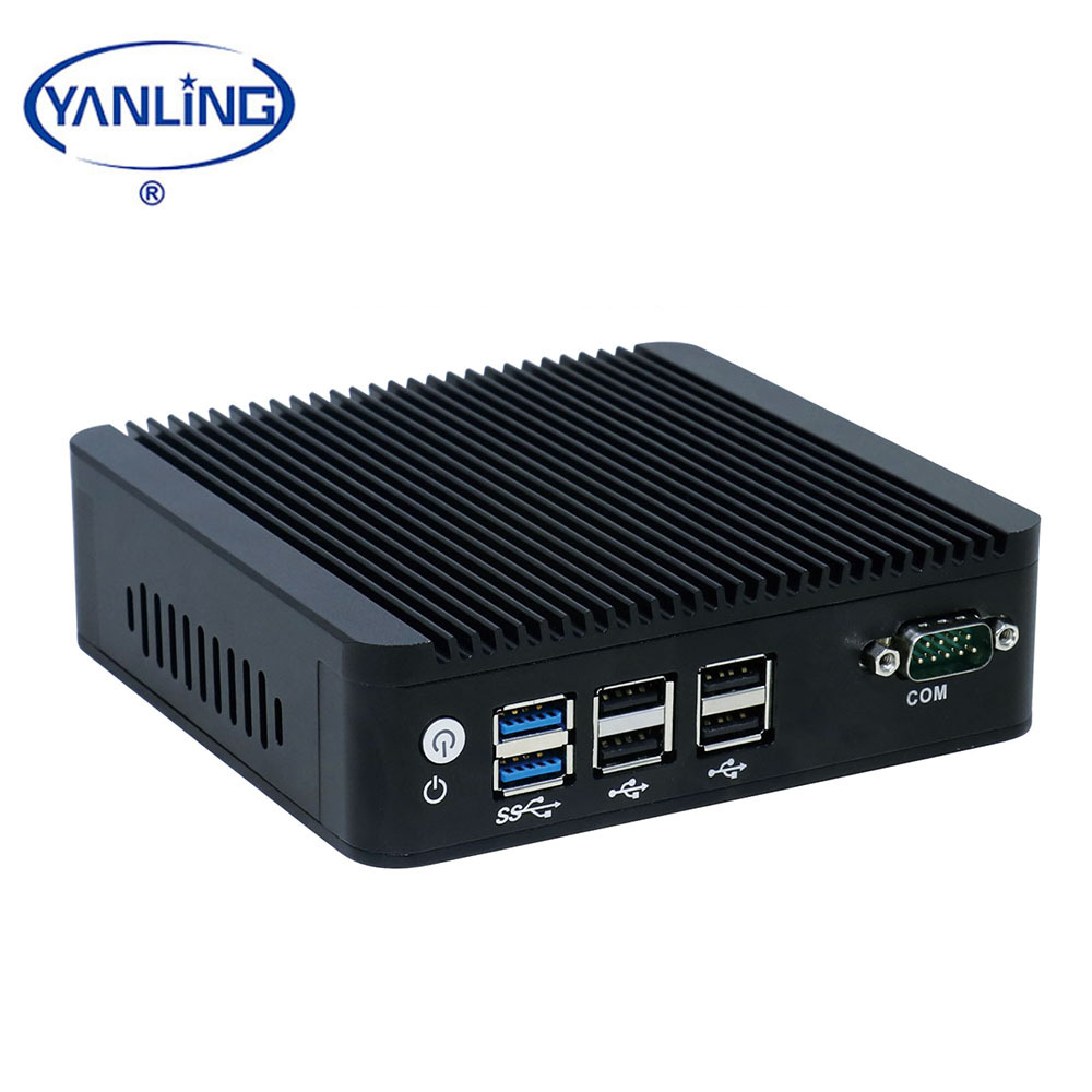 Faible Coût Intel N3160 Quad Core Mini PC Double Ethernet Nic Client Léger X86 Nano Ordinateur De Bureau Personnel