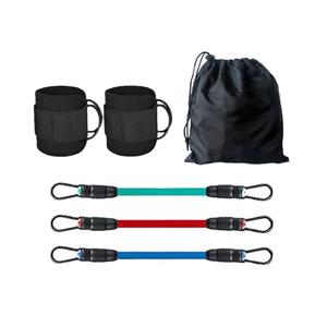 Fasce di resistenza alla caviglia portatili con polsini TPE e materiali in lattice per ginnastica Body Building glutei allenamento e allenamento - Product Image 6