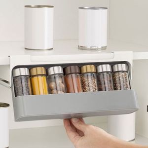 Kitchen Slide Out Spice Cabinet Rack Tray Seasoning and Spices <b>Shelf</b> Organizer for Cabinets Herbs Spice Storage Box - Product Image 3