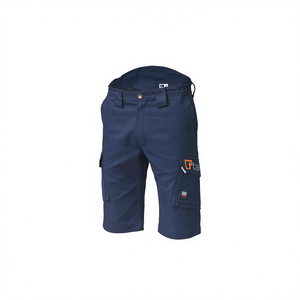 Pantalones Cortos Ttake Regular Workwear Azules M con Diseño de Bolsillos Cargo - Product Image 2