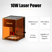Máquina de Grabado Láser Encerrada DJ6 Pro 10W, Grabador de Metal para Pequeñas Empresas, Bricolaje, Madera, Cuero, Acrílico, Enfoque Automático, Control por Aplicación