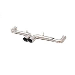 Sistema de Escape Catback Valvetronic de Acero Inoxidable 304 con Acabado Espejo de 1.5mm, <span class=keywords><strong>2</strong></span> Entradas, para <span class=keywords><strong>Porsche</strong></span> 997/997.1/997.<span class=keywords><strong>2</strong></span> <span class=keywords><strong>Turbo</strong></span> High - Product Image 5
