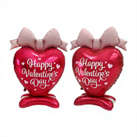 Nouveau design, ballons en forme de cœur de 60 pouces, ballons de la Saint-Valentin, ballons d'amour pour la décoration de mariage et fournitures