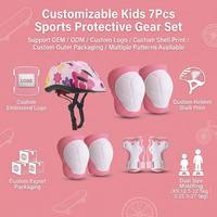 Ensemble de 7 pièces de protection pour enfants : Casque de vélo en PC/EPS pour la sécurité des sports de plein air (vente en gros)