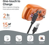 2025 AMZ mejor IP67 impermeable antiladridos Collar de perro con pitido vibración choque seguro Collar de choque para control de ladridos de perros