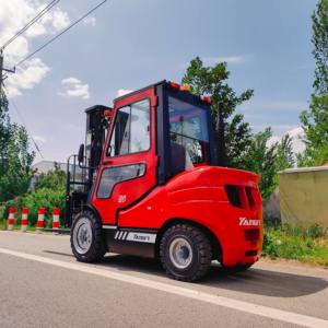 Carretilla elevadora diesel de transmisión automática hidráulica YangFT C Series CPCD30 3 toneladas con cabina - Product Image 4