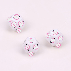 Dés érotiques blancs à 12 faces, dés d'<span class=keywords><strong>action</strong></span> et de pose, jouets sexuels divertissants et provocants pour les couples. - Product Image 1