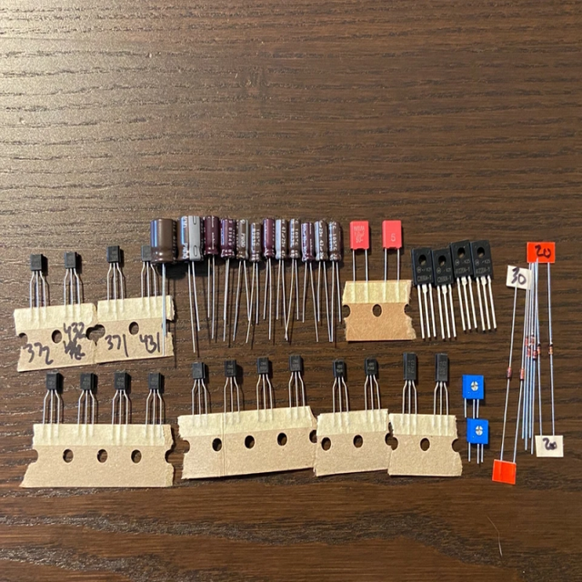 New Original Ready Stock KR-6600 Repair Set Board Recap Transistor Kit Complete
