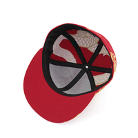 Gorras De Año Nuevo Chino 2025 Estilo Animal Serpiente De Ala Plana 6 Paneles Estructurada Perfil Alto Snapback Gorras Personalizadas Con Bordado