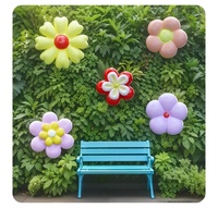 Patung Tulip Fiberglass Tahan Lama untuk Luar Ruangan, Seni Bunga FRP Kustom untuk Dekorasi Taman, Area Wisata, dan Properti Foto