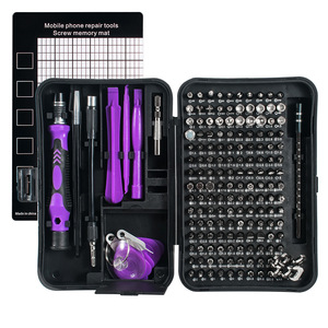 Mobile Phone Repair Screwdriver Set 170 In 1 Crv Steel Magnetic With Screw Memory Mat For Electronics Fixing - Product Image 1