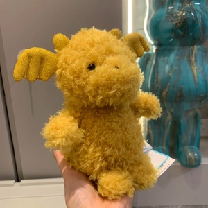 Peluche super douce de style Jellycats, série animale, ours, lion, cochon, chien, jouet avec coton PP, petite poupée bouclée - Product Image 5
