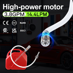 Pompe de transfert de carburant à faible pression, électrique, alimentée par batterie USB, semi-automatique, portable, moteur CC, industrie automobile, OEM - Product Image 6