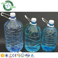 Type rotatif automatique 3 en 1 3l 4l 5l bouteille en plastique PET pure boisson minérale printemps eau douce rinçage machine à capsuler de remplissage