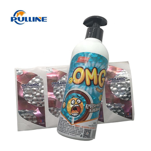 Autocollants holographiques 3D personnalisés pour bouteilles de shampooing Étiquettes laser auto-adhésives étanches pour les soins capillaires Emballage cosmétique - Product Image 1