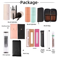 Ensemble de 12 pinceaux de luxe en bois de santal pour nail art, à manche ovale ondulé, pour manucure, liner, dégradé, gel UV et extension