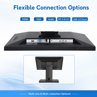 Monitor Táctil Industrial de 15.6 Pulgadas con Pantalla Táctil Capacitiva IPS de 10 Puntos para Terminales POS y Control Industrial, Personalización OEM ODM