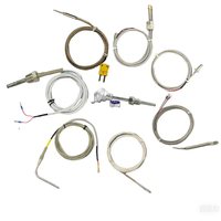 Sonde de température thermocouple de haute qualité RTD Pt100 pour 300°C 600°C, type vis M6, thermocouple K J, Pt100 M12