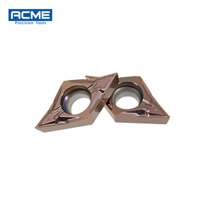 Plaquettes <span class=keywords><strong>de</strong></span> tournage <span class=keywords><strong>de</strong></span> haute précision en carbure <span class=keywords><strong>de</strong></span> tungstène pour usinage fin DCGT11T301-FS, petit rayon, pour acier inoxydable et alliage <span class=keywords><strong>de</strong></span> titane - Product Image 1