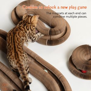 Planche à gratter pour chat en <span class=keywords><strong>papier</strong></span> écologique et durable, pliable, avec balle, pour toutes les occasions - Product Image 5