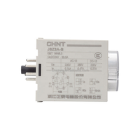 Relais temporisé ST3P A-B JSZ3A-B 2NO 2NC 8 broches réglable AC220V DC24V pour contrôle d'automatisation industrielle