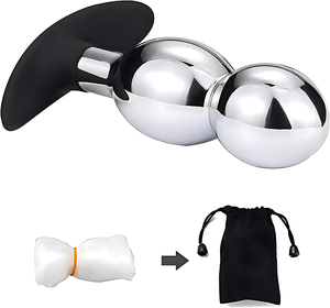 Dongkai New Metall Perlen Butt Plug Prostata-Massage gerät-Expand ing <span class=keywords><strong>Anal</strong></span> Plug Trainer <span class=keywords><strong>Anal</strong></span> Probe G-Punkt Stimulation Adult Sexspielzeug - Product Image 5