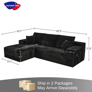 Hiện đại nén sofa kết hợp sofa căn hộ cao mật độ bọt nén sofa - Product Image 5