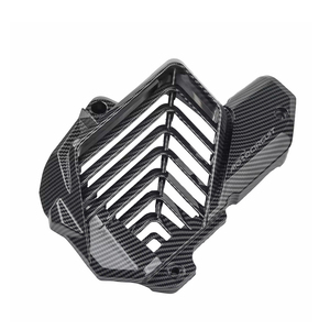 Motocircuit Noir pour ADV160 PCX160 Giorno125, couvercle décoratif de radiateur de réservoir d'eau de brasage, accessoires de <span class=keywords><strong>moto</strong></span>, remplacement - Product Image 1