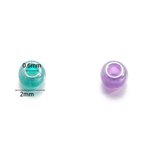 Colorful 2mm Glass Seed <b>Beads</b> Round Loose <b>Beads</b> For Bracelet Making Jewelry Accessories Wholesale - Product Image 2