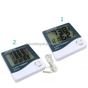 HTC-1 Haushalts-Hochpräzisions-Innen- und Außenthermometer für Trocken- und Nassluft HTC-<span class=keywords><strong>2</strong></span> mit Kabelfühler - Product Image 1