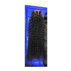 Cheveux vierges indiens de qualité supérieure, alignés, ondulés, en mèches, cuticules intactes, non traités, lisses, résistants à la chute, pour les stylistes - Product Image 1
