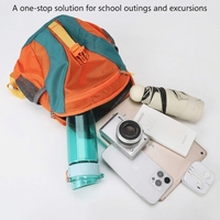 Sac à dos grande capacité pour les voyages et les activités sportives des enfants, adapté aux cartables des élèves du primaire