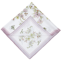 Foulard Fabricant Vente en gros Automne Automne Designer Nouveau Carré Foulard en soie Arbres de la forêt Impression colorée Femmes Bandana