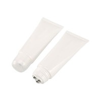 Tube cosmétique vide en PEHD de 100 ml D40 avec bouchon à triple bille métallique pour le remplissage de sérums et crèmes pour le cou, sérigraphie